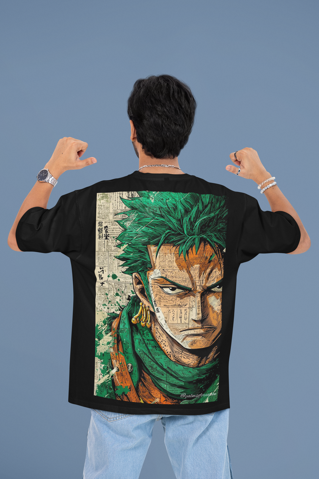Anime Samurai Oversized