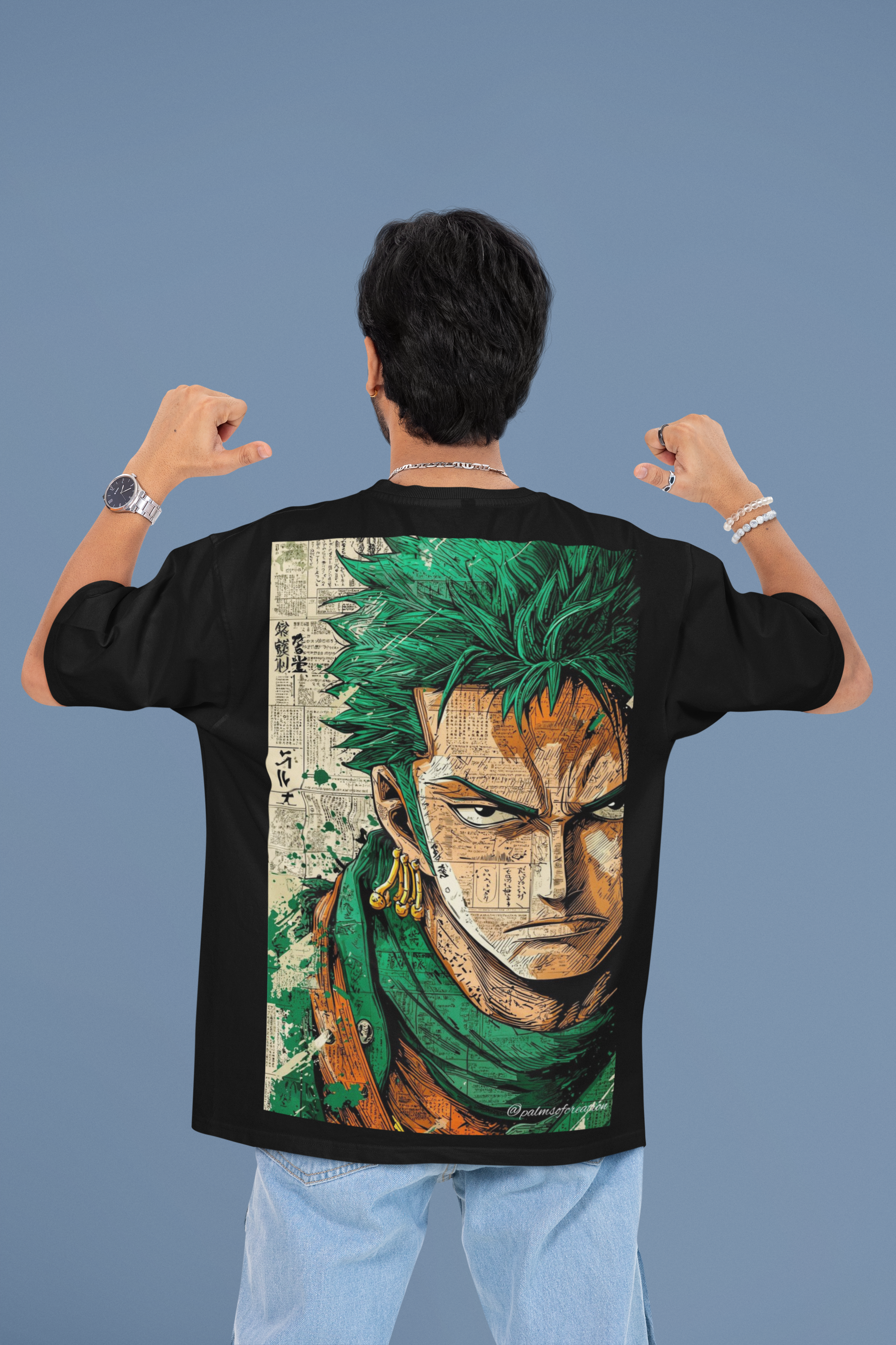 Anime Samurai Oversized