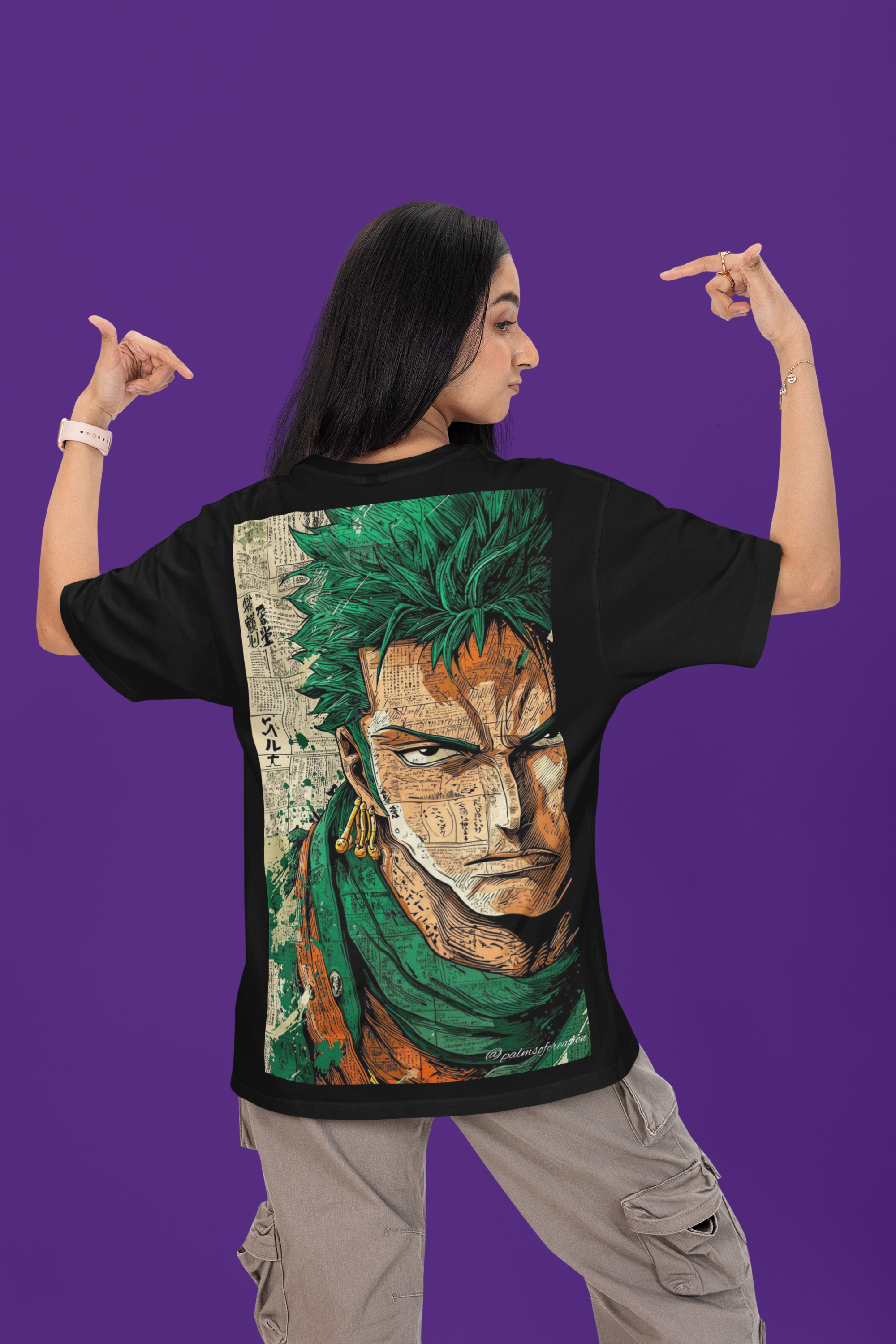 Anime Samurai Oversized